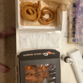Buffalo Wild Wings - 5.79 for onion rings. Few onions gave their life. - Chicken Wings Near Me - Phoenix, Arizona Buffalo Wild Wings - 5.79 for onion rings. Few onions gave their life. - Chicken Wings Near Me - Phoenix, Arizona