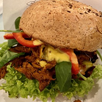Krowarzywa - Vegan Pastrami Burger - Burgers Near Me - Warsaw, MZ Krowarzywa - Vegan Pastrami Burger - Burgers Near Me - Warsaw, MZ
