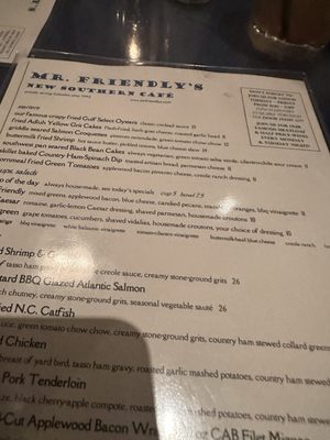 Menu photo 2 Mr Friendly's New Southern Cafe Columbia, SC