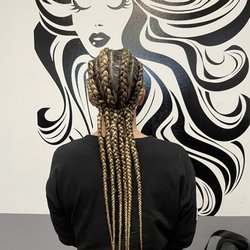 Luscious Hair Braiding & Boutique - Finished product back