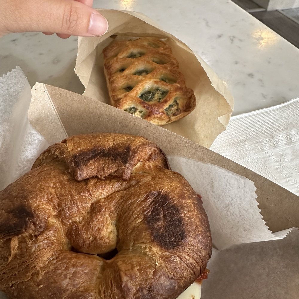 Varietale Bagels & Coffee - Tomatoes & Mozzarella Croissant and Ricotta and Spinach Danish - Bagels Near Me - Chicago, Illinois Varietale Bagels & Coffee - Tomatoes & Mozzarella Croissant and Ricotta and Spinach Danish - Bagels Near Me - Chicago, Illinois