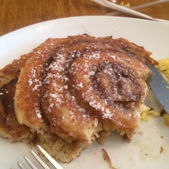Spoons Cafe - Cinnamon roll pancakes. A must, so delicious! - New American Near Me - Baltimore, Maryland Spoons Cafe - Cinnamon roll pancakes. A must, so delicious! - New American Near Me - Baltimore, Maryland