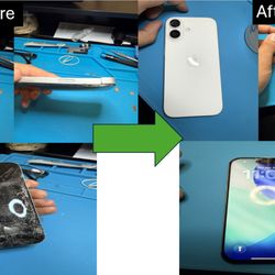 Smart Tech Clinic - From destroyed to like-new iPhone 17 fully restored--fresh screen, clean frame, flawless finish. Back in action!