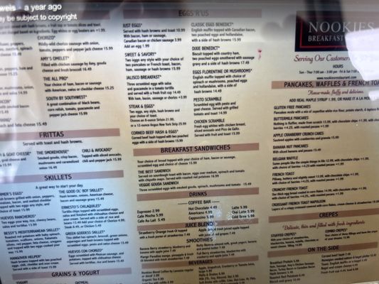 Menu photo 1 Nookies on Wells Chicago, IL