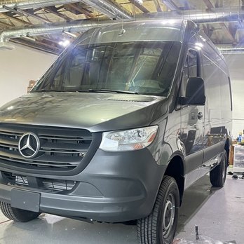 Effortless Mobile Auto Services - 2021 Sprinter.. All rolls up, wing window and windshield tinted. - Auto Detailing Near Me - Phoenix, Arizona