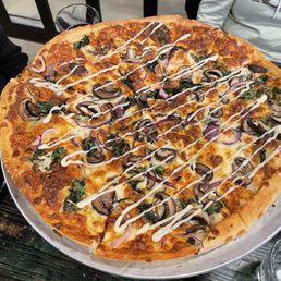 Mushroom pizza.  Excellent!!!
