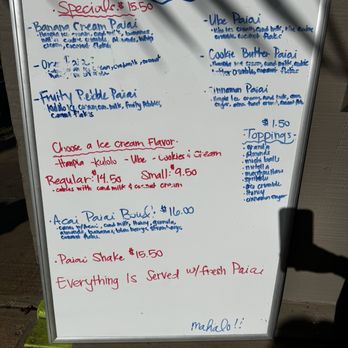 Da Kalo Korner - Menu - Ice Cream & Frozen Yogurt Near Me - Waianae, Hawaii Da Kalo Korner - Menu - Ice Cream & Frozen Yogurt Near Me - Waianae, Hawaii