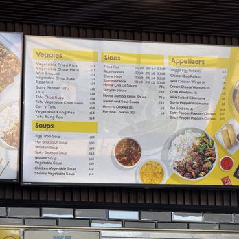 Wongs Wok - Menu - Chinese Near Me - Glendale, California