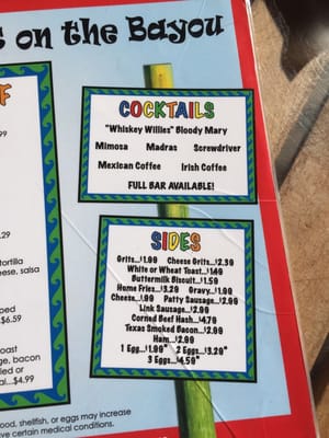 Menu photo 6 Tacky Jacks Orange Beach, AL