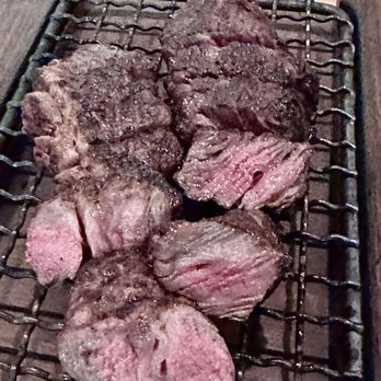 San Ho Won - Sewoossal, prime beef ribeye cap. Nice juicy medium rare w the tenderness of filet. - Korean Near Me - San Francisco, California San Ho Won - Sewoossal, prime beef ribeye cap. Nice juicy medium rare w the tenderness of filet. - Korean Near Me - San Francisco, California
