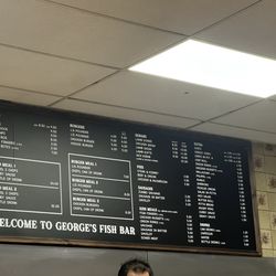 George's Fish Bar - Menu (2026). Under new management