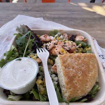 Urbane Cafe - Salmon Salad - Salad Near Me - Long Beach, California