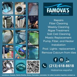 Famova’s Pool & Spa Services - Our pool services