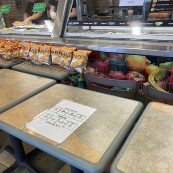 Subway - This is what the other Subway has, so guest who can not see can read from the table instead of getting yelled at by a cranky lady. - Sandwiches Near Me - Cordes Lakes, Arizona