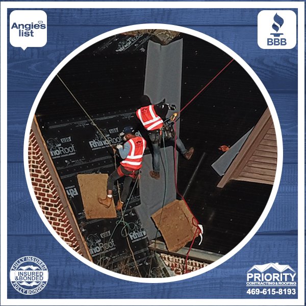Slide of Priority Roofing