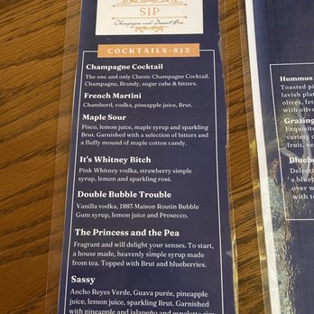 Sip Champagne & Dessert Bar - Cocktail menu - Champagne Bars Near Me - Eugene, Oregon Sip Champagne & Dessert Bar - Cocktail menu - Champagne Bars Near Me - Eugene, Oregon