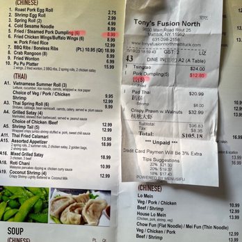 Tony's Fusion North - Short a dumpling to eat in plus more $$ - Asian Fusion Near Me - Mattituck, New York Tony's Fusion North - Short a dumpling to eat in plus more $$ - Asian Fusion Near Me - Mattituck, New York