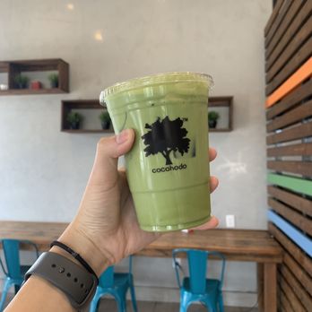 Cocohodo - Iced Green Tea Latte - Coffee & Tea Near Me - Katy, Texas