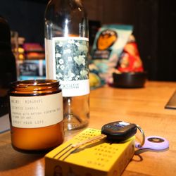 Skyline Yurt - cool candle