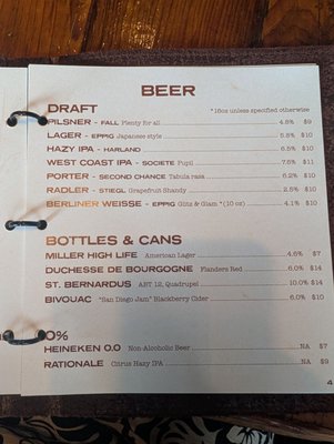 Menu photo 3 The Lion's Share San Diego, CA
