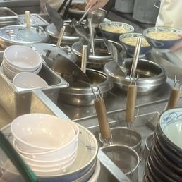 Kitchen, making the food fresh, right then and there Kitchen, making the food fresh, right then and there