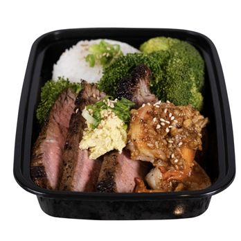 Prep Mule - Surf and Turf Meal Prep (with Broccoli and Jasmine Rice) - Food Delivery Services Near Me Prep Mule - Surf and Turf Meal Prep (with Broccoli and Jasmine Rice) - Food Delivery Services Near Me