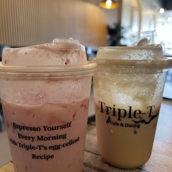 Triple-T - Dranks: strawberry milk, and banana coffee - Coffee & Tea Near Me - Gardena, California Triple-T - Dranks: strawberry milk, and banana coffee - Coffee & Tea Near Me - Gardena, California