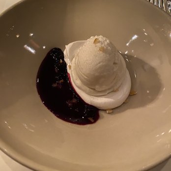 Chez Panisse - Huckleberry Ice Cream and Meyer Lemon Sherbet Meringata - New American Near Me - Berkeley, California