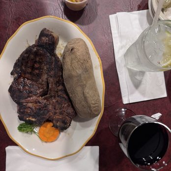Cattleman's Steakhouse at Indian Cliffs Ranch - The Cowgirl porterhouse steak - Steakhouses Near Me - Fabens, Texas