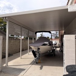 Sunshield Awning - Solid insulated carport