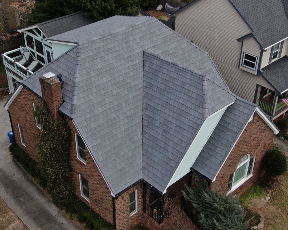 Slide of Bird's Eye Roofing Company