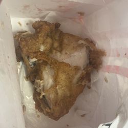 This is the breast I waited 45 minutes for.