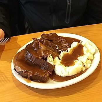 Warmhouse Restaurant - This is their "open-faced sandwich." Nothing like any open-faced sandwich I've ever seen, not really a sandwich at all. - New American Near Me - Neah Bay, Washington