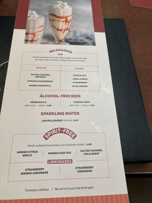 Menu photo 4 White Spot Kingsway Vancouver, BC