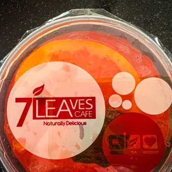 7 Leaves Cafe - Closer look - Sunset passion topped with whole Blackberry and orange slice! Nice touch super classy! - Coffee & Tea Near Me - Westminster, California 7 Leaves Cafe - Closer look - Sunset passion topped with whole Blackberry and orange slice! Nice touch super classy! - Coffee & Tea Near Me - Westminster, California