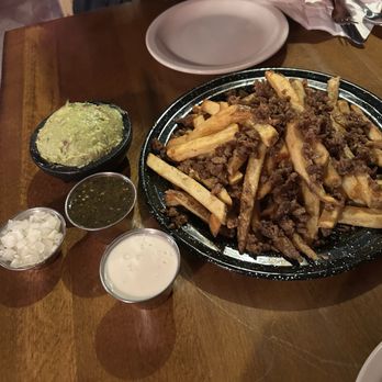 Penelope’s Vegan Taqueria - Asada Fries with everything on the side - Vegan Near Me - Chicago, Illinois Penelope’s Vegan Taqueria - Asada Fries with everything on the side - Vegan Near Me - Chicago, Illinois