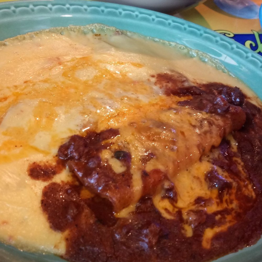 Ochoa's Mexican Restaurants - Soft cheese taco and cheese enchilada with chili sauce - Mexican Near Me - Athens, Texas Ochoa's Mexican Restaurants - Soft cheese taco and cheese enchilada with chili sauce - Mexican Near Me - Athens, Texas