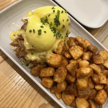 The Gray Olive Cafeteria - Pulled Pork Benny - Breakfast & Brunch Near Me - Burnaby, British Columbia The Gray Olive Cafeteria - Pulled Pork Benny - Breakfast & Brunch Near Me - Burnaby, British Columbia