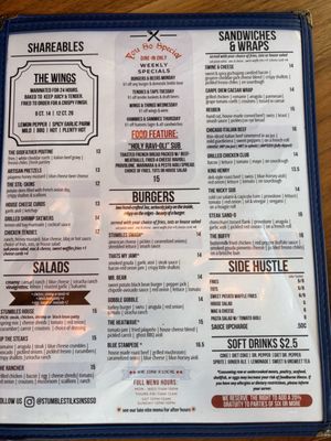 Menu photo 2 Stumble Stilskins Greensboro, NC Menu photo 2 Stumble Stilskins Greensboro, NC