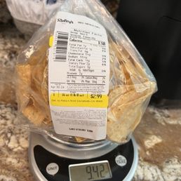 Raley's 1pound bag of chips. Raley's 1pound bag of chips.