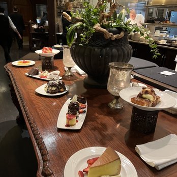 Summit House - Dessert table right in front of the open kitchen. Soo many delicious options to choose from. - Steakhouses Near Me - Fullerton, California Summit House - Dessert table right in front of the open kitchen. Soo many delicious options to choose from. - Steakhouses Near Me - Fullerton, California