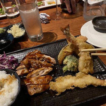 AKEMI Japanese Restaurant - Chicken teriyaki Salmon Combo Plate Dinner - Japanese Near Me - Berkeley, California AKEMI Japanese Restaurant - Chicken teriyaki Salmon Combo Plate Dinner - Japanese Near Me - Berkeley, California