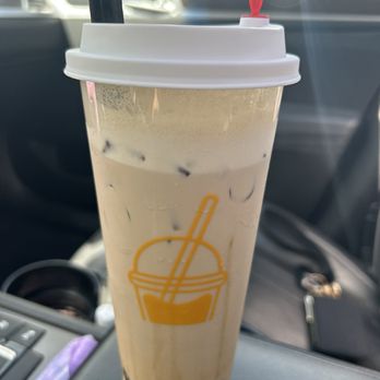 Tasty Oishi - Brown sugar latte 50% sweet with tapioca Boba - Japanese Near Me - Brownsburg, Indiana Tasty Oishi - Brown sugar latte 50% sweet with tapioca Boba - Japanese Near Me - Brownsburg, Indiana