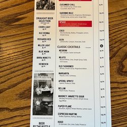 Spago Trattoria & Pizzeria - Menu