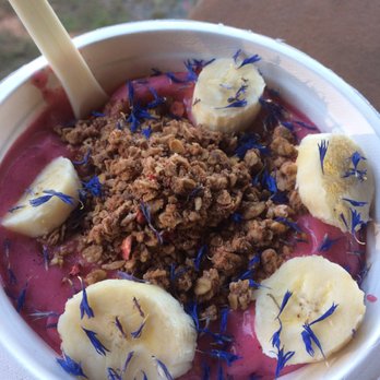 Honeysuckle Tea House - Dragonfruit smoothie bowl special - Coffee & Tea Near Me - Chapel Hill, North Carolina