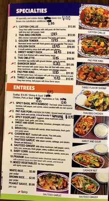 Menu photo 4 Thai Paradise San Clemente, CA