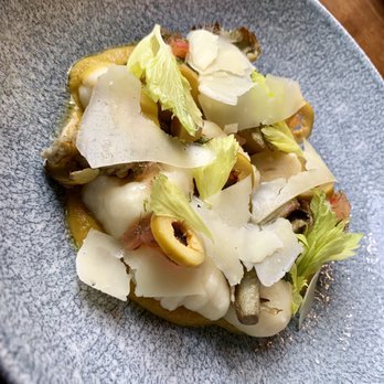 New Chapter - Vegetarian entrée - artichoke gnocchi - Scottish Near Me - Edinburgh, EDH