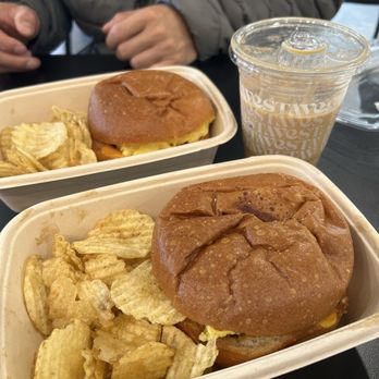 Vesta Coffee Roasters - Vesta Breakfast & Salted caramel banana latte - Coffee & Tea Near Me - Las Vegas, Nevada