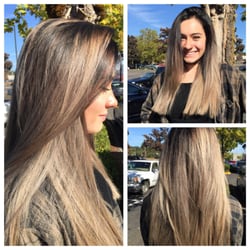 Silver Metallic Ombré