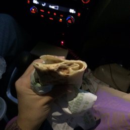 "Seven layer burrito" which consisted of one layer, tortilla, slathered in sour cream. That's all that was in it.